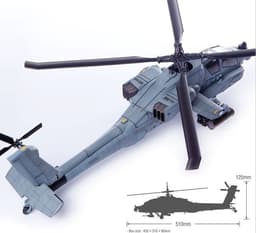 image-The Amide-12129 1/35 AH-64A Helicopter "South Carolina" Assembled