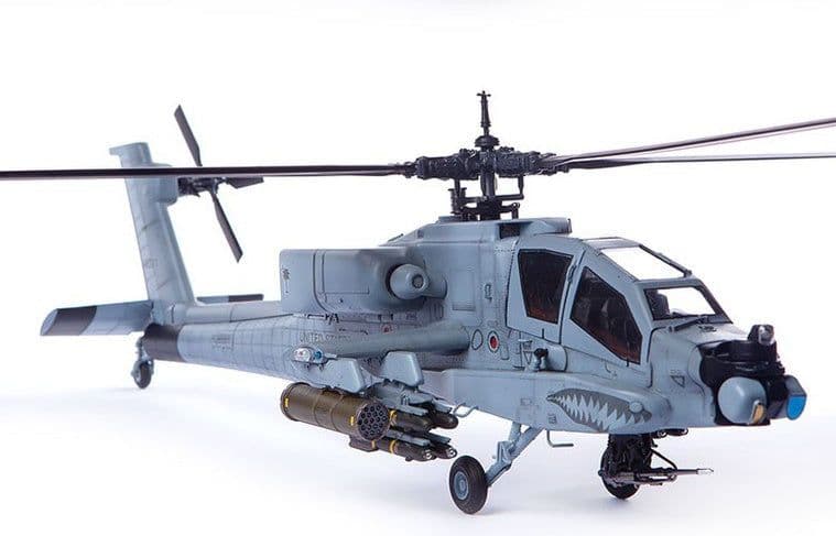 image-The Amide-12129 1/35 AH-64A Helicopter "South Carolina" Assembled