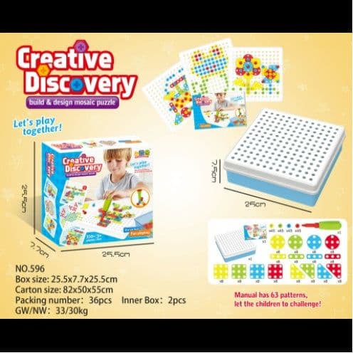 image-Children's Educational Toys Hands-on toy Accessories Electric Drill