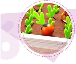 image-Wooden Toys New Vegetable Memory Game Radish Size Matching