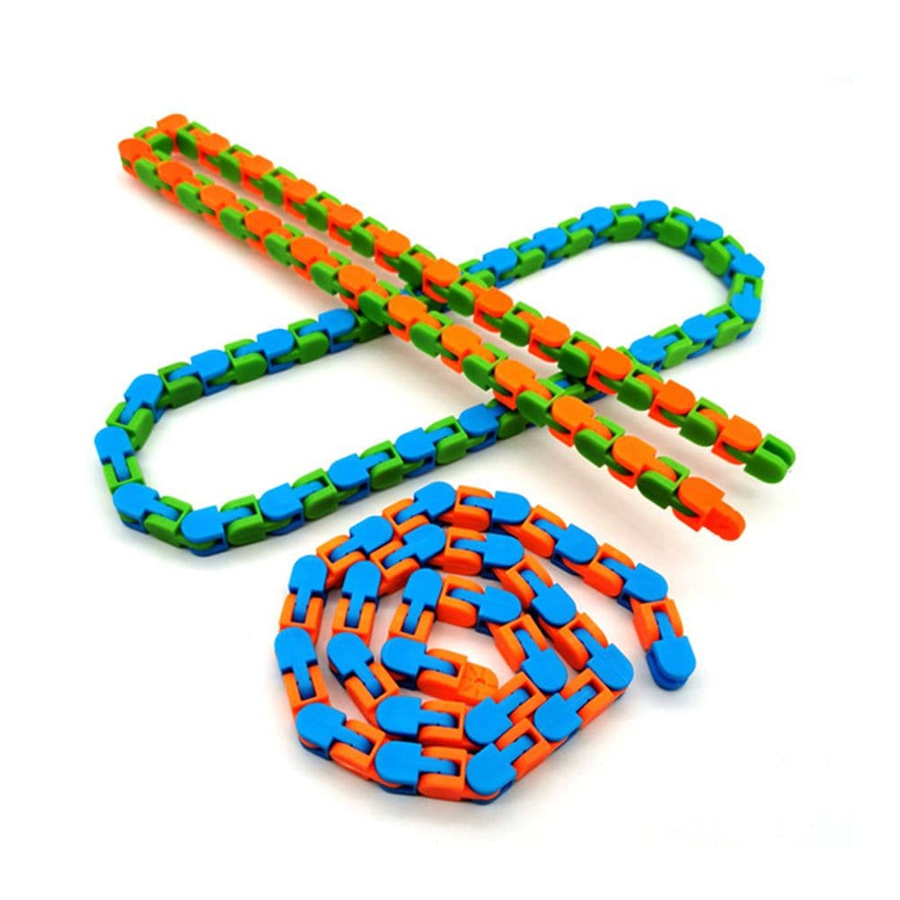 image-Funny Fidget Chain Anti Stress Toy for Adult Bike Chain Fidget Bracelet Puzzle Educational Toys