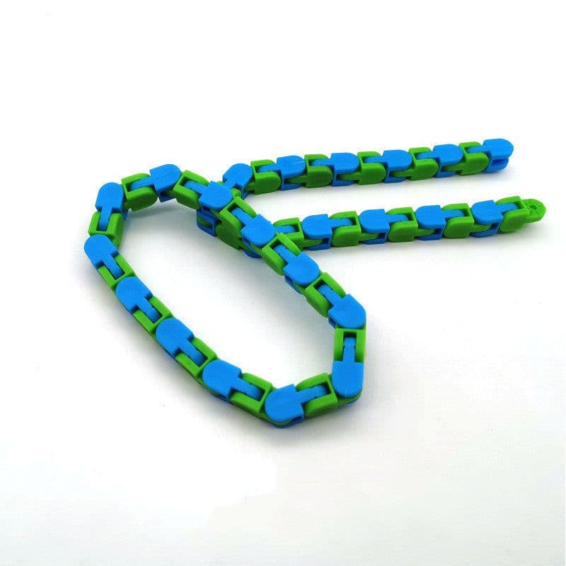 image-Funny Fidget Chain Anti Stress Toy for Adult Bike Chain Fidget Bracelet Puzzle Educational Toys