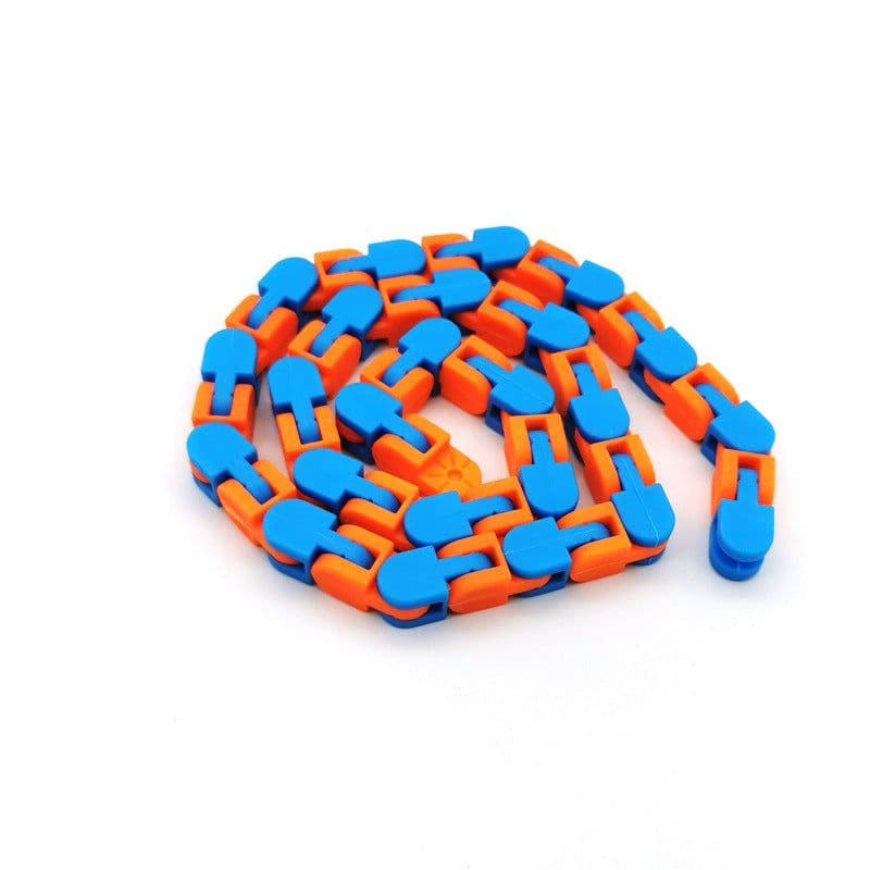 image-Funny Fidget Chain Anti Stress Toy for Adult Bike Chain Fidget Bracelet Puzzle Educational Toys