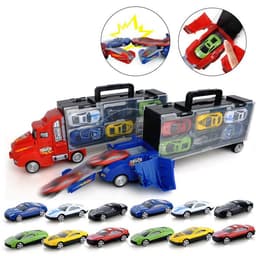 image-Sliding Alloy Children's Toy Container Truck Model