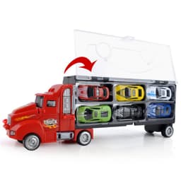 image-Sliding Alloy Children's Toy Container Truck Model