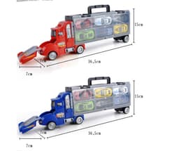 image-Sliding Alloy Children's Toy Container Truck Model