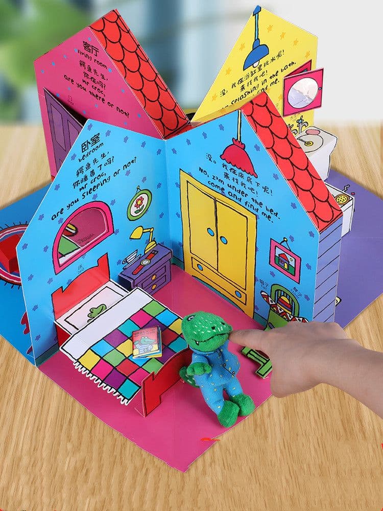image-Three-dimensional Play House Baby Books Early Childhood Education Enlightenment