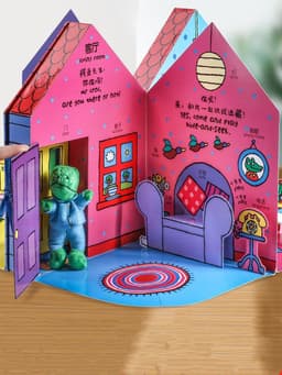 image-Three-dimensional Play House Baby Books Early Childhood Education Enlightenment