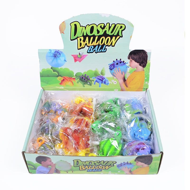image-TPR Inflatable Animal Decompression Blowing Dinosaur Bobo Ball