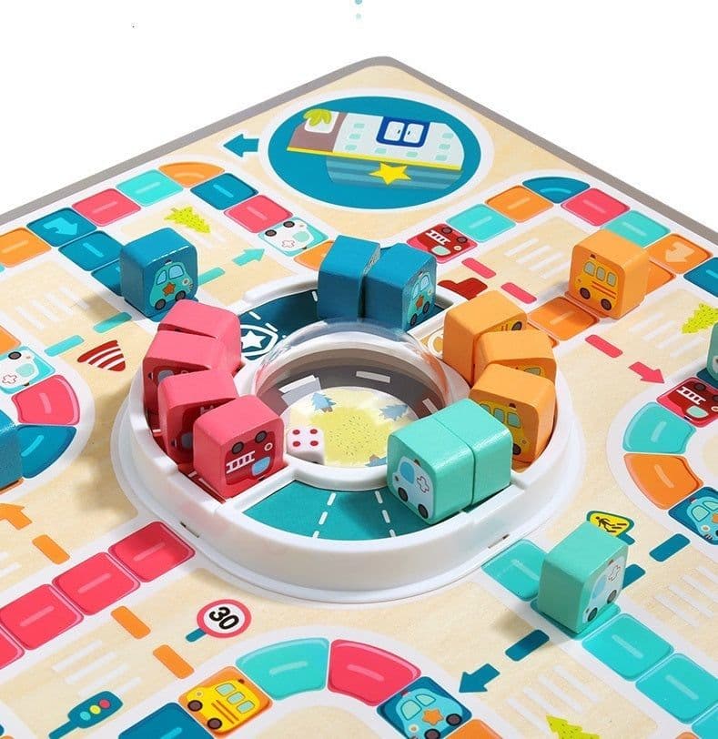 image-Kids Toys Flying Chess Parent-child Interactive Game Chessboard Children's Board Game Toys Puzzle Jump Checkers