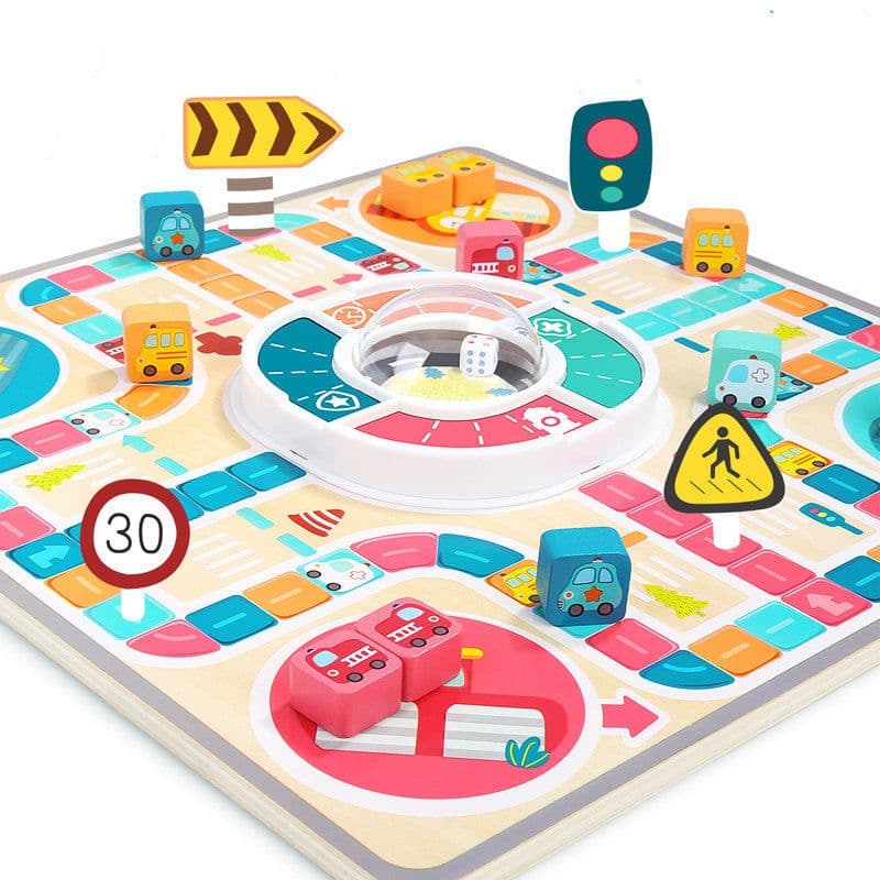 image-Kids Toys Flying Chess Parent-child Interactive Game Chessboard Children's Board Game Toys Puzzle Jump Checkers