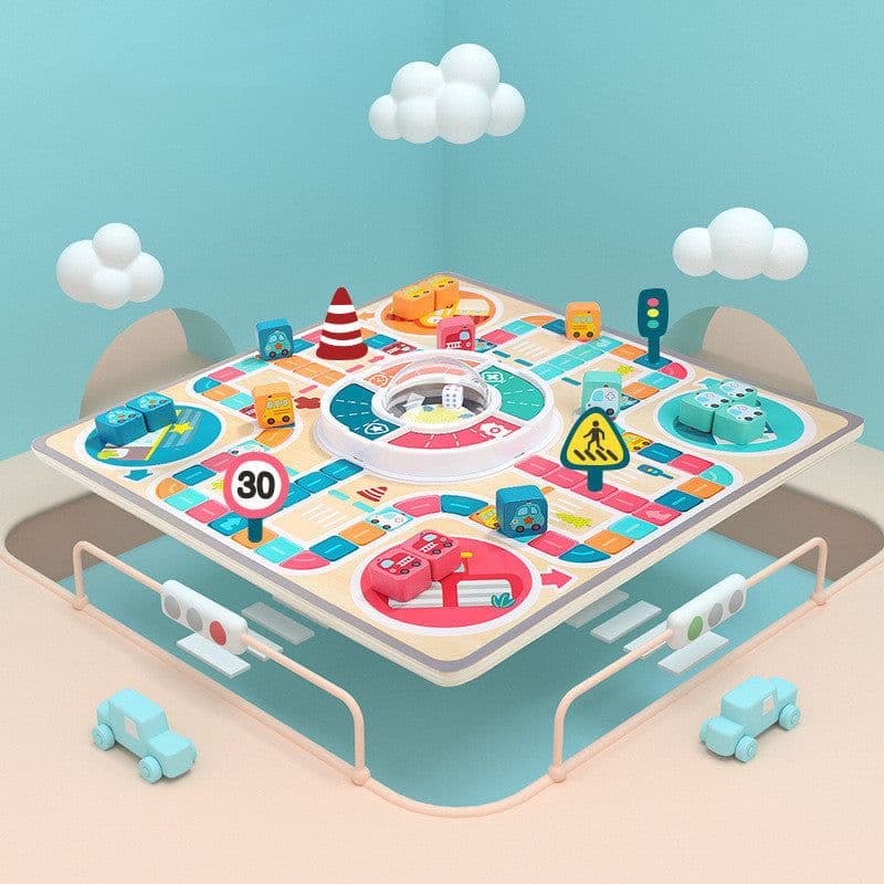 image-Kids Toys Flying Chess Parent-child Interactive Game Chessboard Children's Board Game Toys Puzzle Jump Checkers