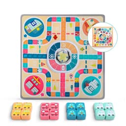 image-Kids Toys Flying Chess Parent-child Interactive Game Chessboard Children's Board Game Toys Puzzle Jump Checkers