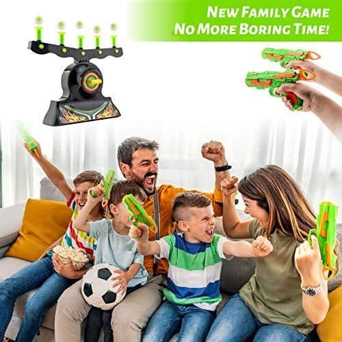 image-Shooting Targets For Guns Shooting Game Glow In The Dark Floating Ball Target Practice Toys For Kids Boys Hover Shot 1 Blaster Toy Gun 10 Soft Foam Balls 3 Darts Gift,Amazon Platform Banned