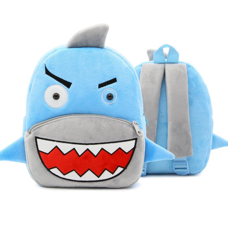 image-Cute Plush Backpacks Kindergarten Cartoon School Bags Children Animal Toys Bag