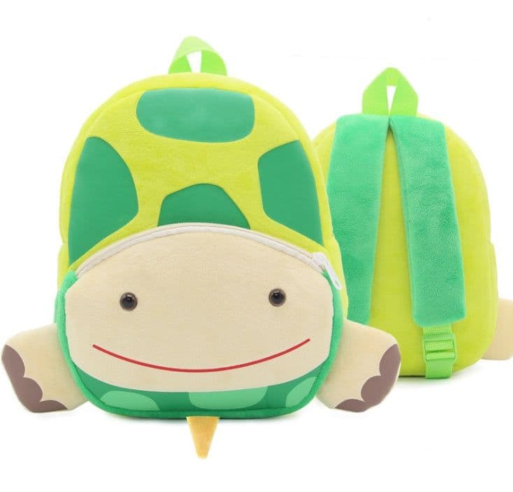 image-Cute Plush Backpacks Kindergarten Cartoon School Bags Children Animal Toys Bag