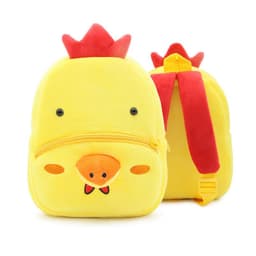 image-Cute Plush Backpacks Kindergarten Cartoon School Bags Children Animal Toys Bag