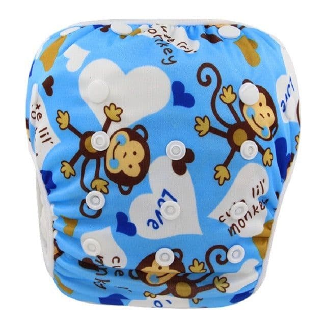 image-Swim Diaper Wear for Baby Reusable Toddler Baby Swimsuit Adjustable Infant Boy Girl Swimwear