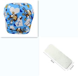 image-Swim Diaper Wear for Baby Reusable Toddler Baby Swimsuit Adjustable Infant Boy Girl Swimwear