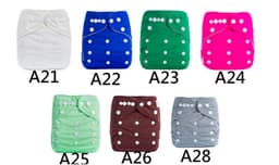 image-Solid color leak-proof baby diaper pants