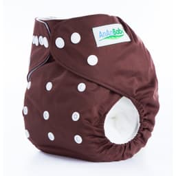 image-Solid color leak-proof baby diaper pants