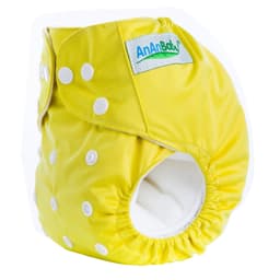 image-Solid color leak-proof baby diaper pants