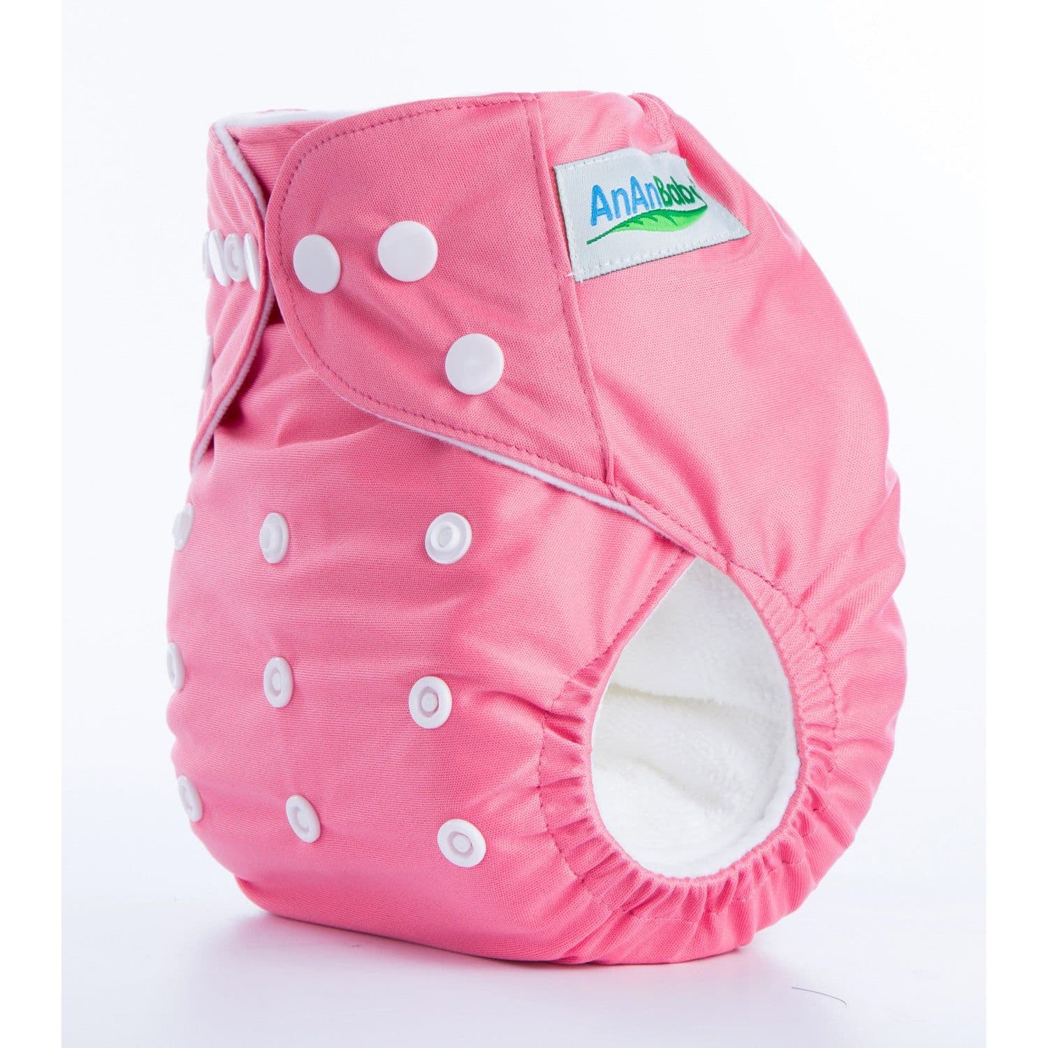 image-Solid color leak-proof baby diaper pants