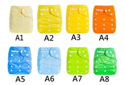 image-Solid color leak-proof baby diaper pants