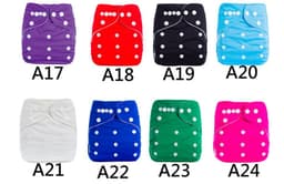 image-Solid color leak-proof baby diaper pants