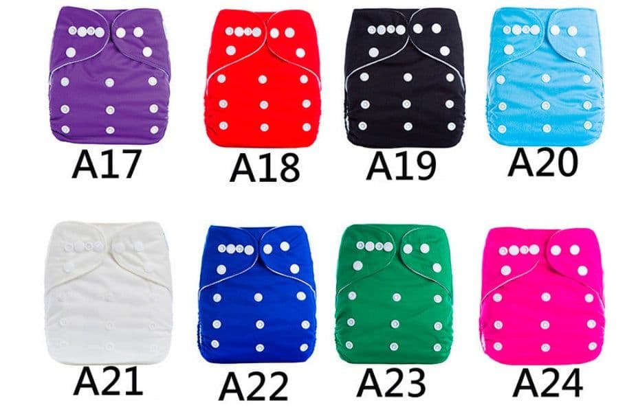image-Solid color leak-proof baby diaper pants