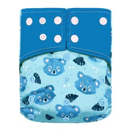 image-New square head bamboo charcoal fiber cloth diapers