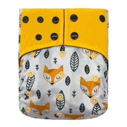 image-New square head bamboo charcoal fiber cloth diapers