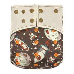 image-New square head bamboo charcoal fiber cloth diapers