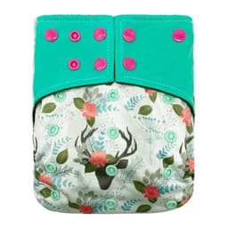 image-New square head bamboo charcoal fiber cloth diapers