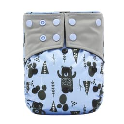 image-New square head bamboo charcoal fiber cloth diapers