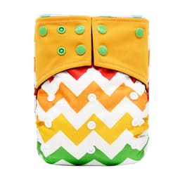 image-New square head bamboo charcoal fiber cloth diapers