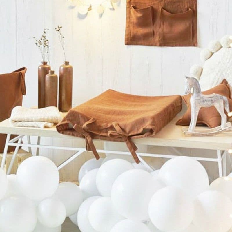 image-Baby Changing Station, Cotton Cover, Changing Table, Removable Cloth Cover
