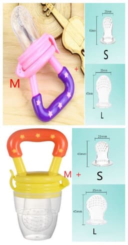 image-New Baby Silicone Pacifier, Encapsulated To Soothe Complementary Food Feeding Artifact