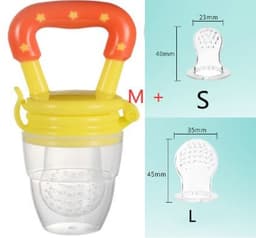 image-New Baby Silicone Pacifier, Encapsulated To Soothe Complementary Food Feeding Artifact
