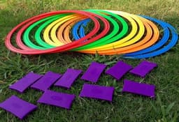 image-The kindergarten indoor games and the training of children's outdoor sports equipment equipment hopscotch hopscotch