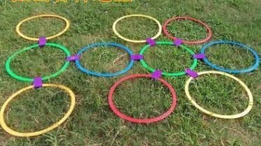 image-The kindergarten indoor games and the training of children's outdoor sports equipment equipment hopscotch hopscotch