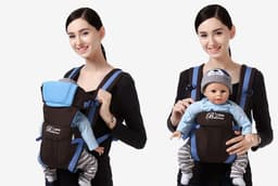 image-Double Shoulder Baby Carriers Mother and Child Travel Supplies