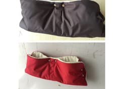 image-Baby stroller accessories warm winter windproof cold plus velvet thick hair cart gloves