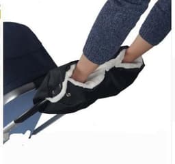 image-Baby stroller accessories warm winter windproof cold plus velvet thick hair cart gloves