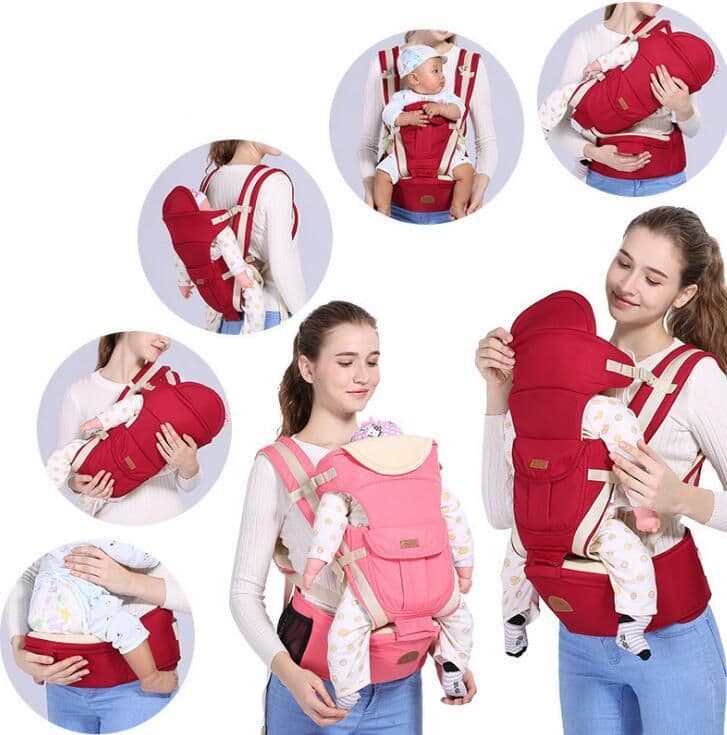 image-Four Seasons Breathable Multifunctional Baby Waist Stool Three-in-One Can Slanting Sling