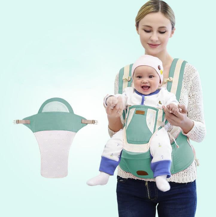 image-Four Seasons Breathable Multifunctional Baby Waist Stool Three-in-One Can Slanting Sling