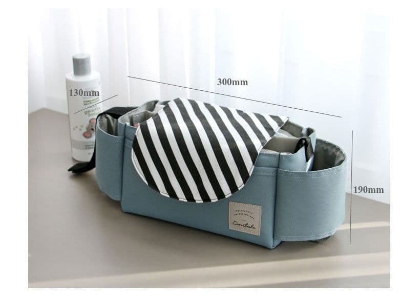 image-Multifunction Baby Stroller Bag Organizer Maternity Nappy Bag Stroller Accessories Cup wheelchair bag
