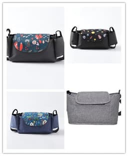 image-Multifunction Baby Stroller Bag Organizer Maternity Nappy Bag Stroller Accessories Cup wheelchair bag
