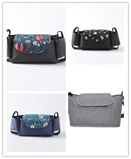 image-Multifunction Baby Stroller Bag Organizer Maternity Nappy Bag Stroller Accessories Cup wheelchair bag