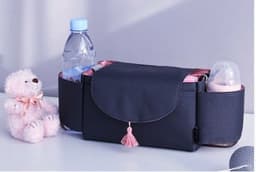 image-Multifunction Baby Stroller Bag Organizer Maternity Nappy Bag Stroller Accessories Cup wheelchair bag